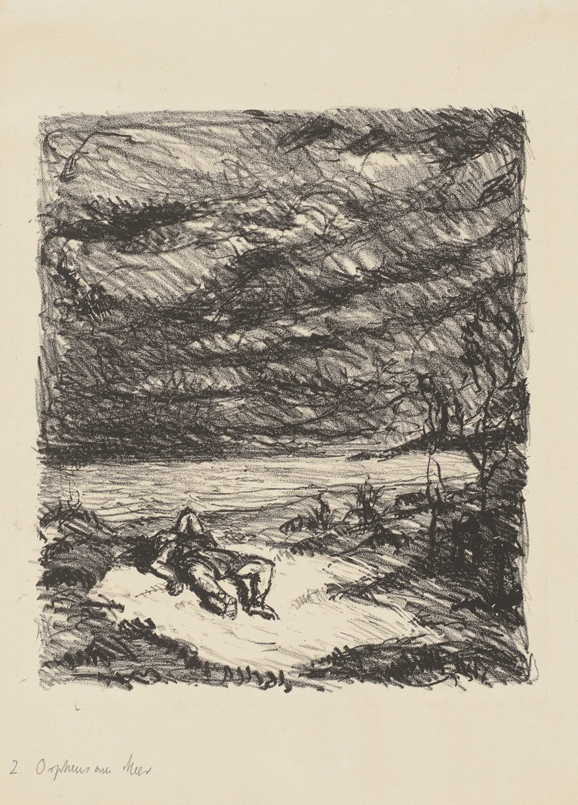 Orpheus at the Shore I av Max Beckmann