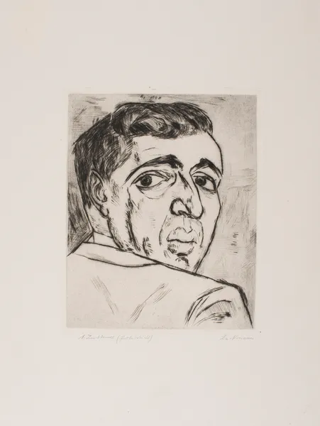 Portrait of I. B. Neumann av Max Beckmann