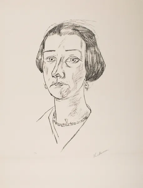 Portrait of Mrs. Swarzenski, 1923 av Max Beckmann
