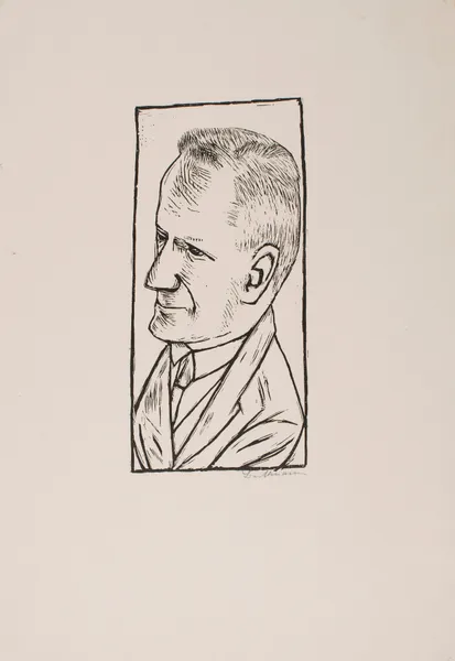 Portrait of Reinhard Piper, 1922 av Max Beckmann
