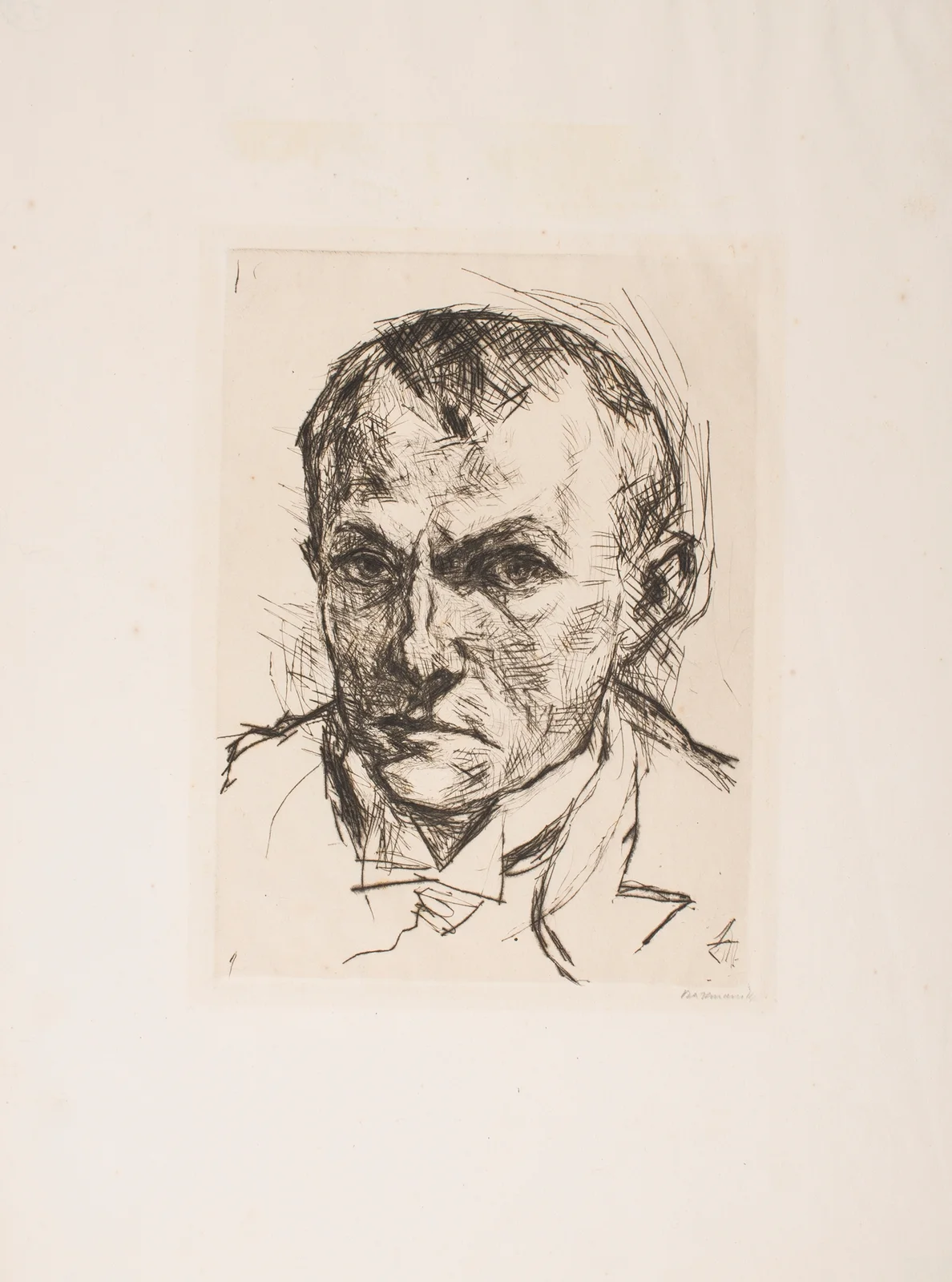 Self-Portrait, 1914 – nr 1 av Max Beckmann