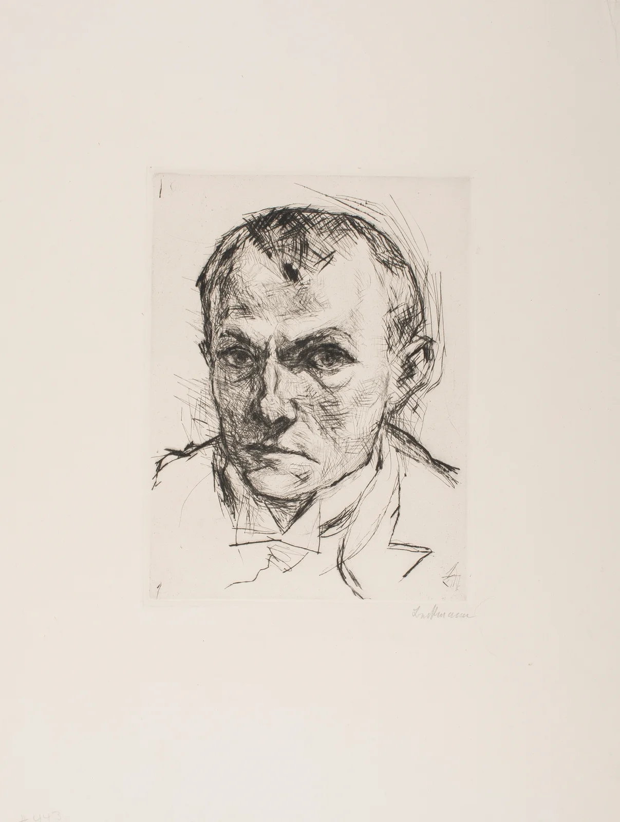 Self-Portrait, 1914 – nr 2 av Max Beckmann