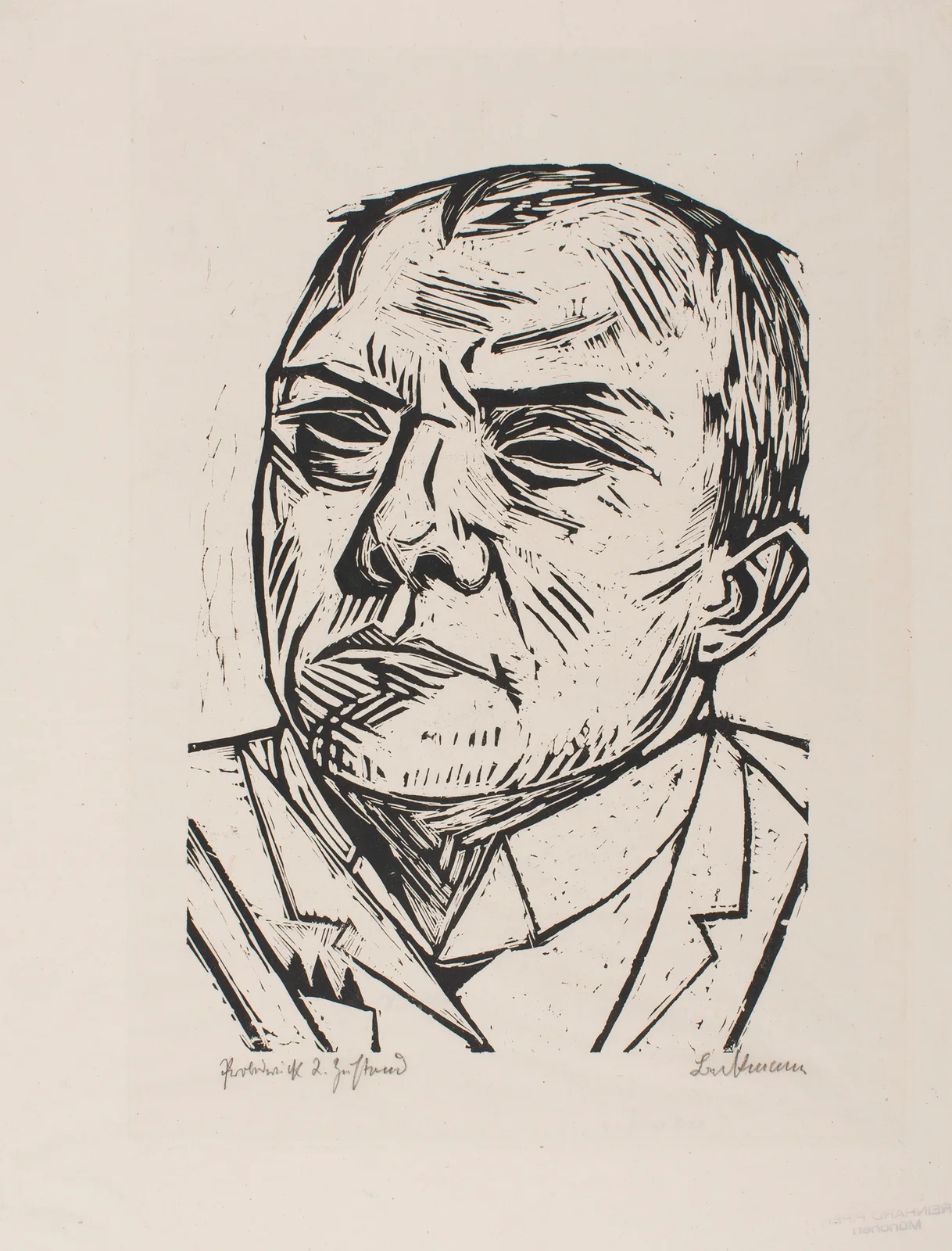 Self-Portrait av Max Beckmann