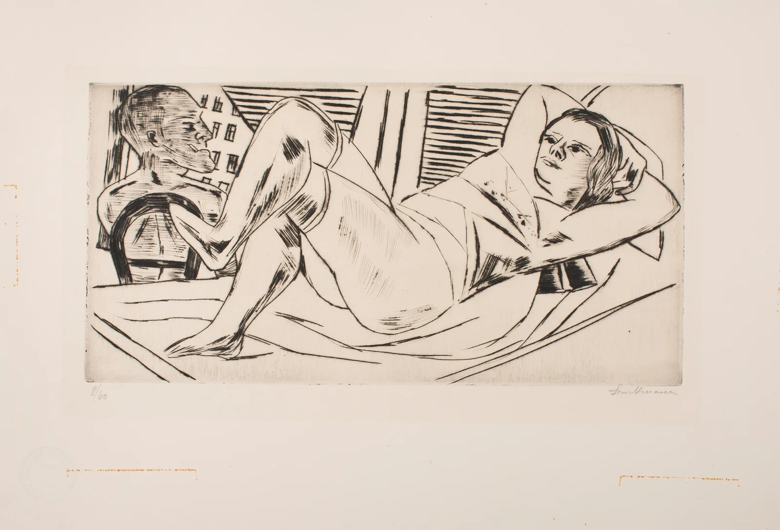 Siesta av Max Beckmann