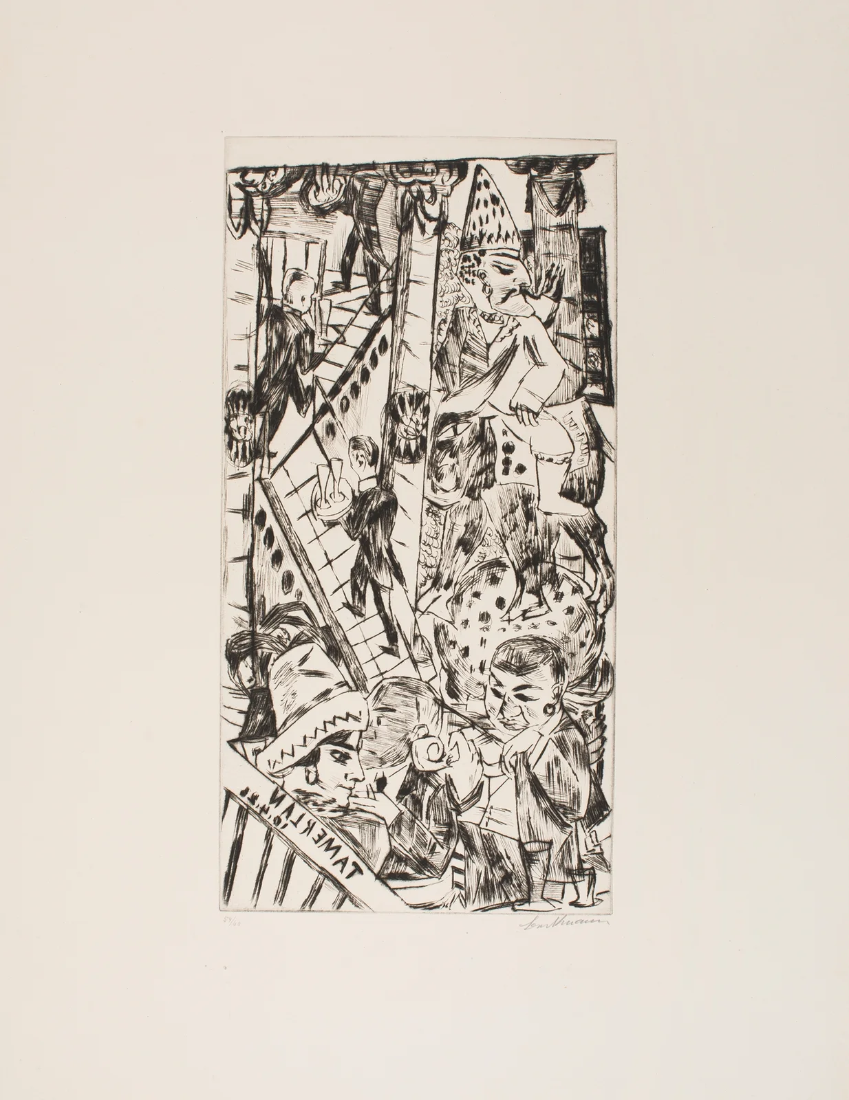 Tamerlan av Max Beckmann