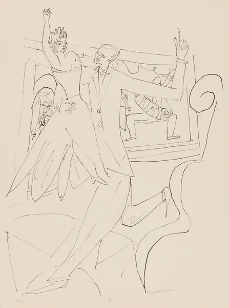 Tango av Max Beckmann