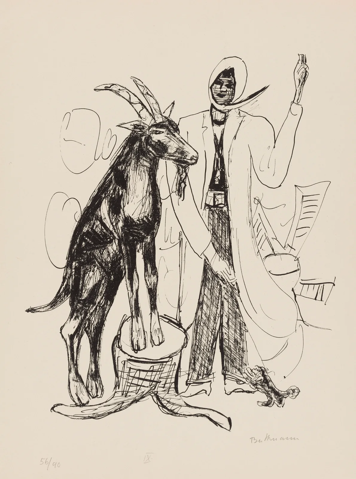 The Buck av Max Beckmann