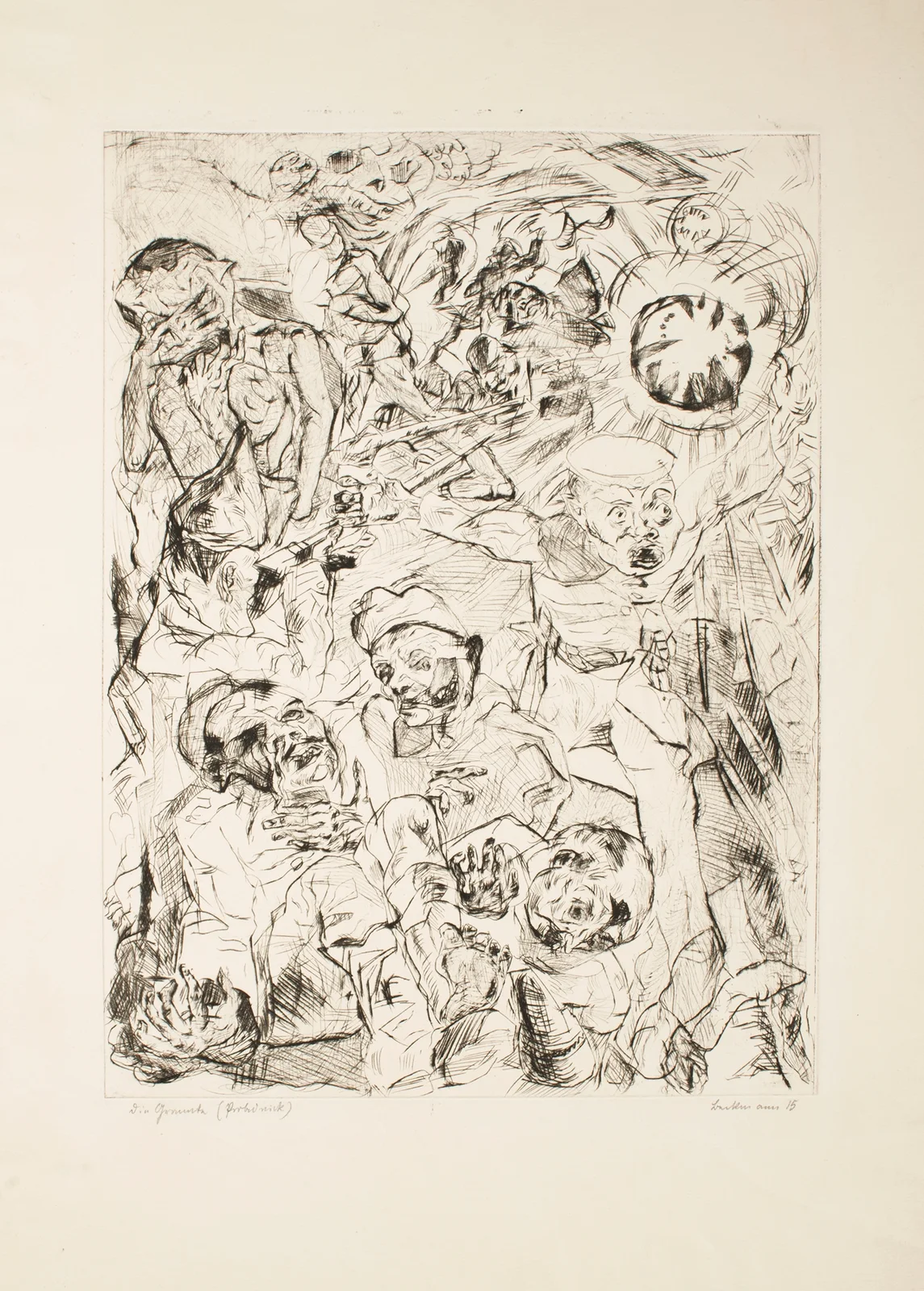 The Grenade av Max Beckmann