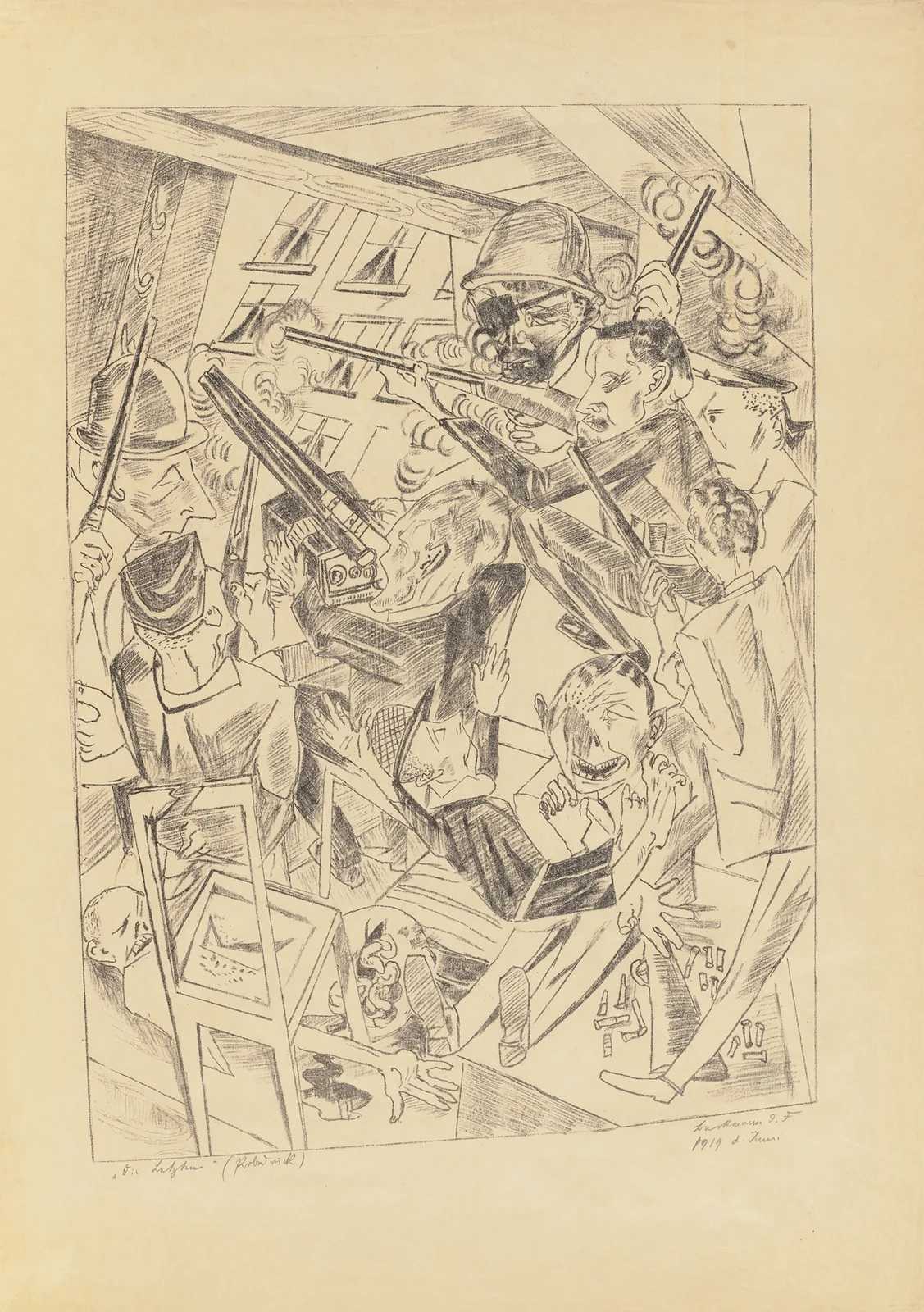 The Last Ones av Max Beckmann