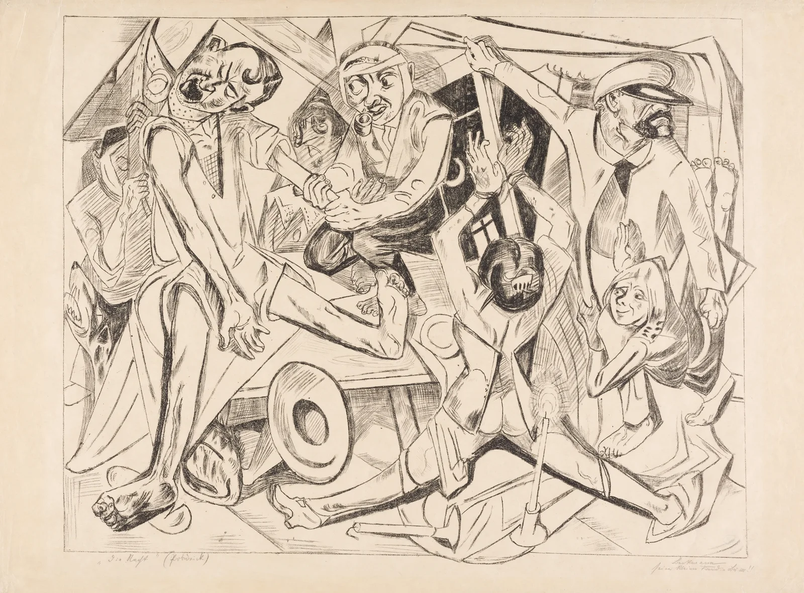The Night av Max Beckmann