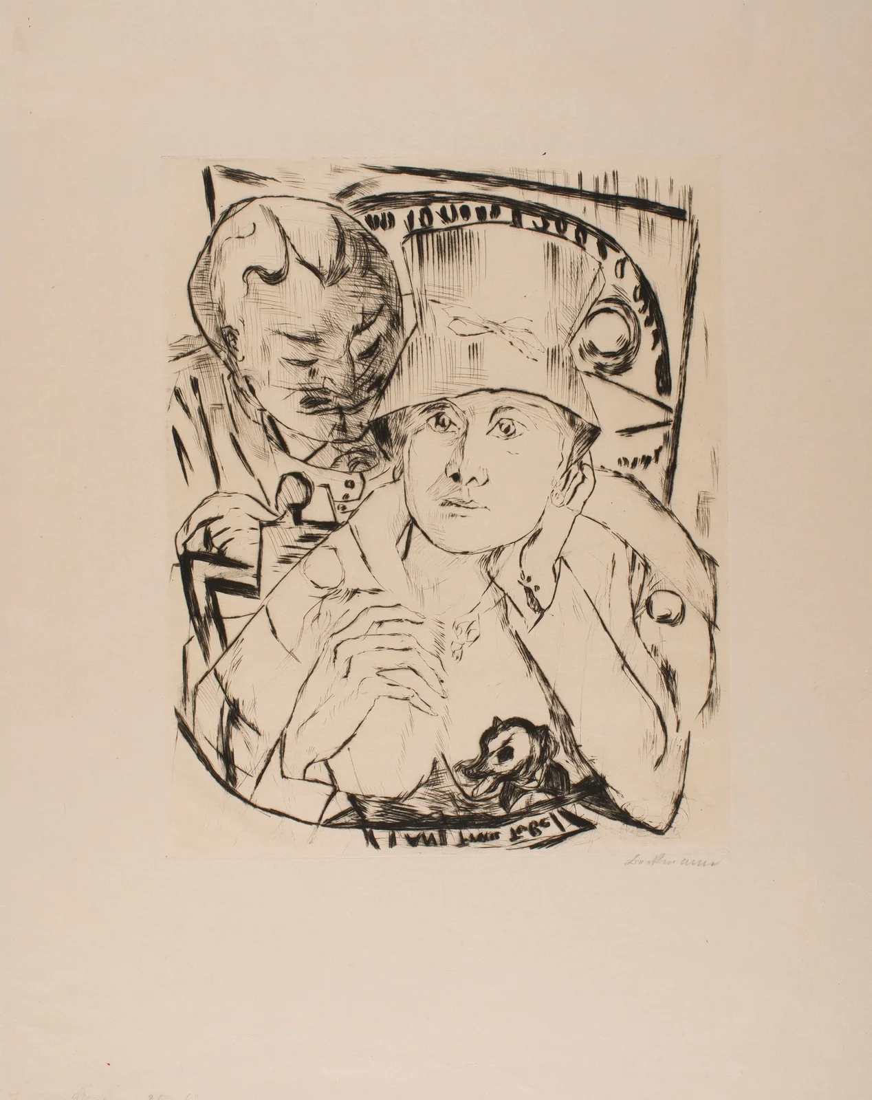 Theater Box av Max Beckmann