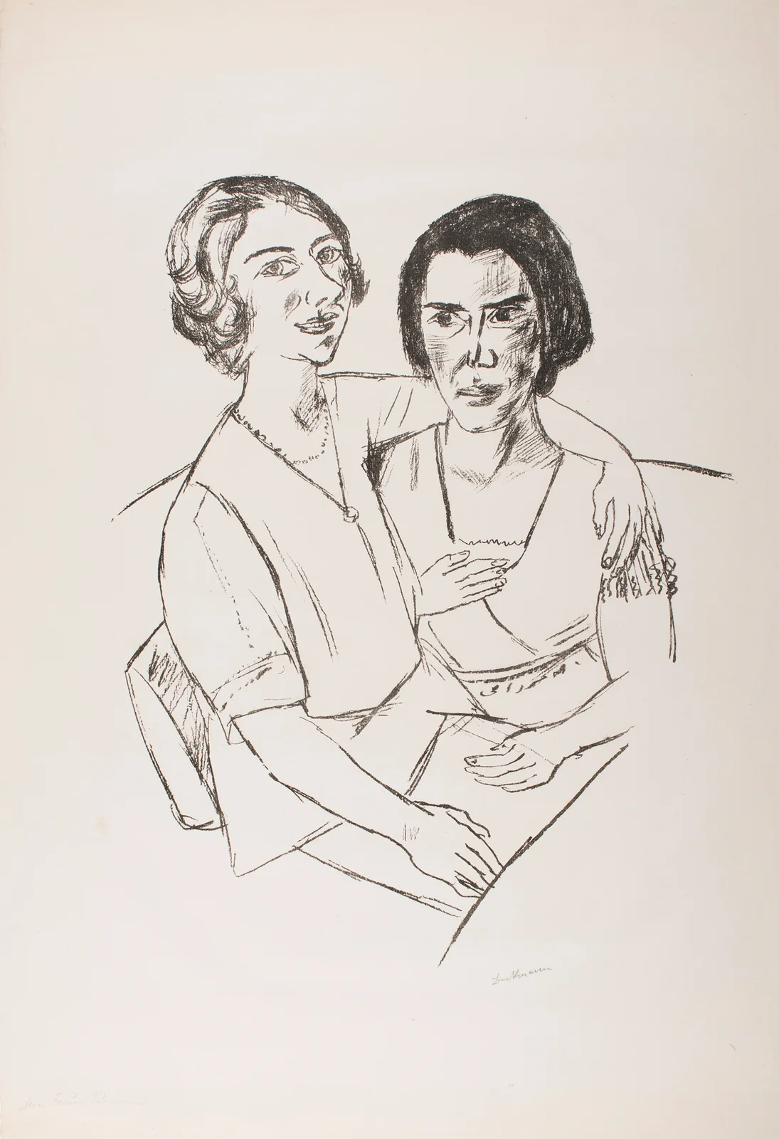 Two Women av Max Beckmann