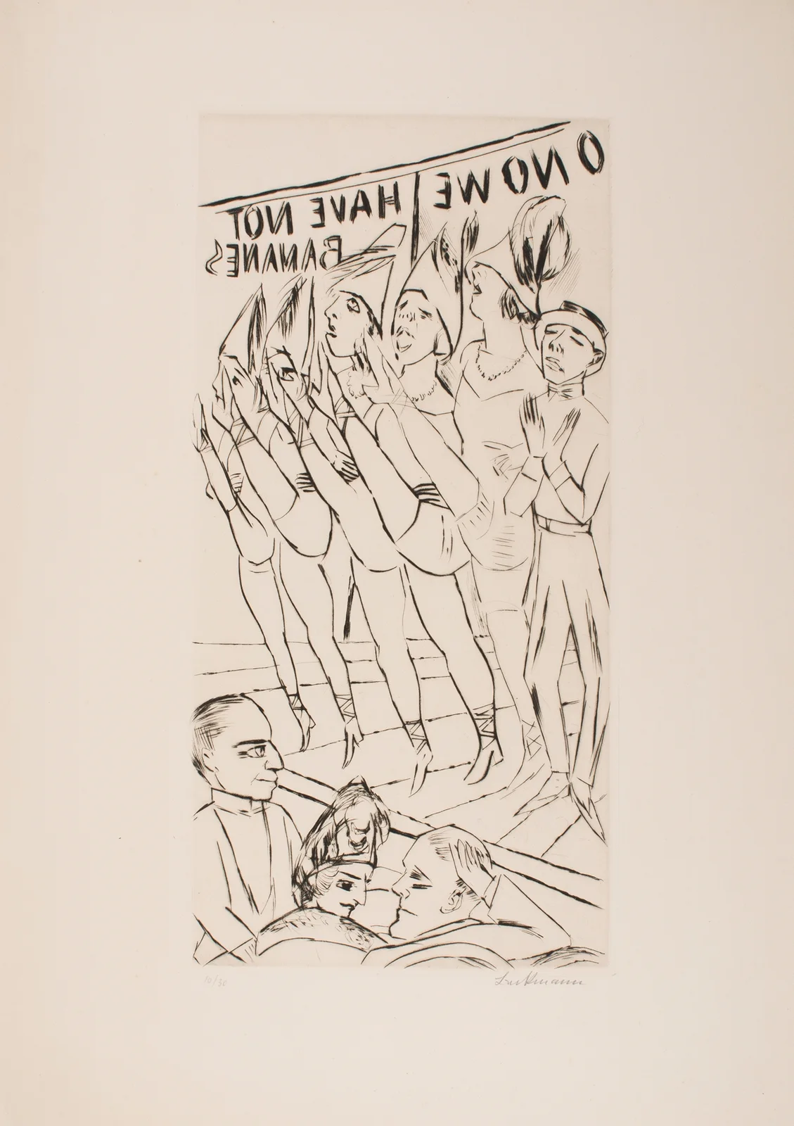 Varieté av Max Beckmann