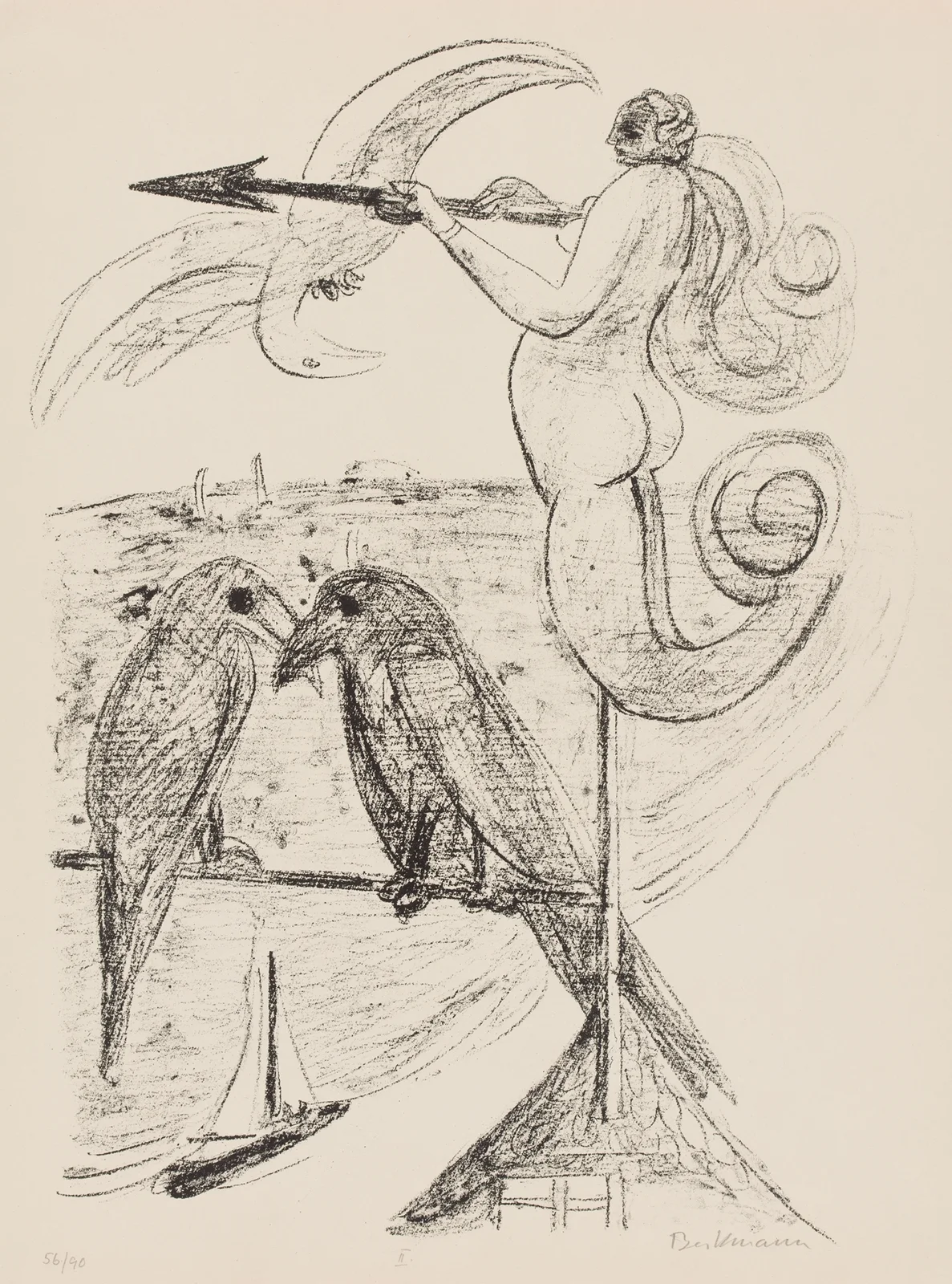 Weather-Vane av Max Beckmann