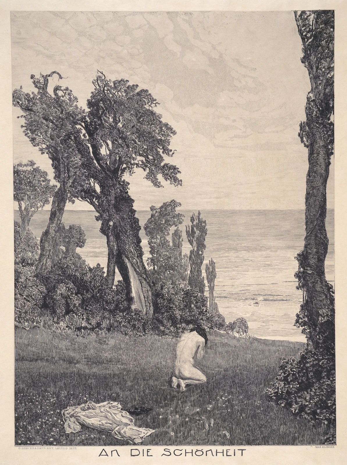 To Beauty (An die Schönheit) av Max Klinger