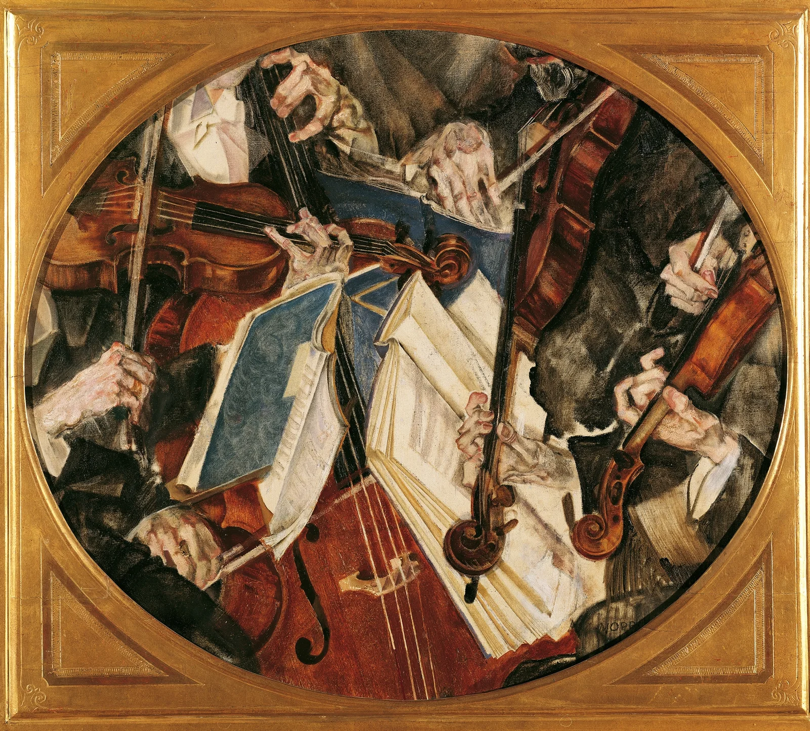 Klingler-Quartett av Max Oppenheimer