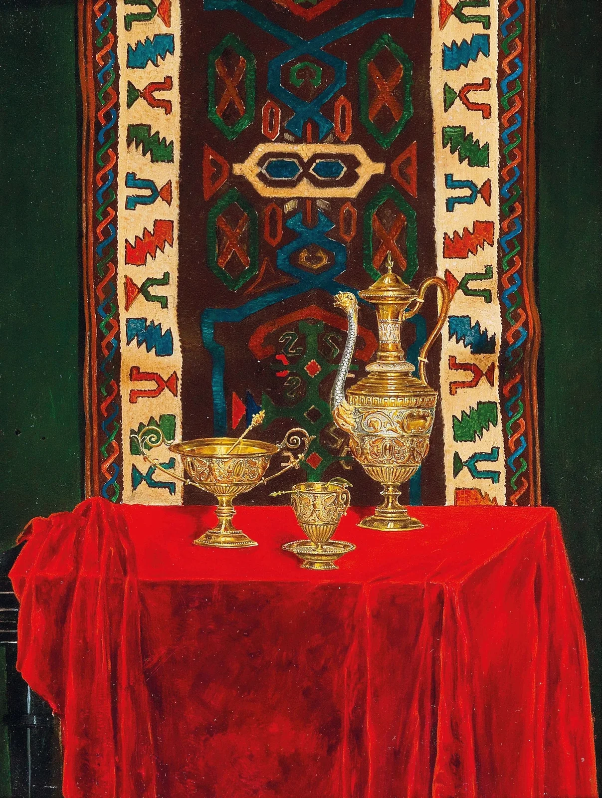 Still Life With Decorative Objects av Max Schödl