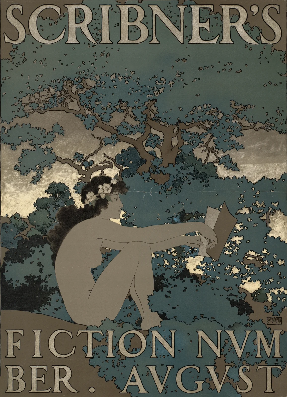 Scribner’s fiction number. August av Maxfield Parrish
