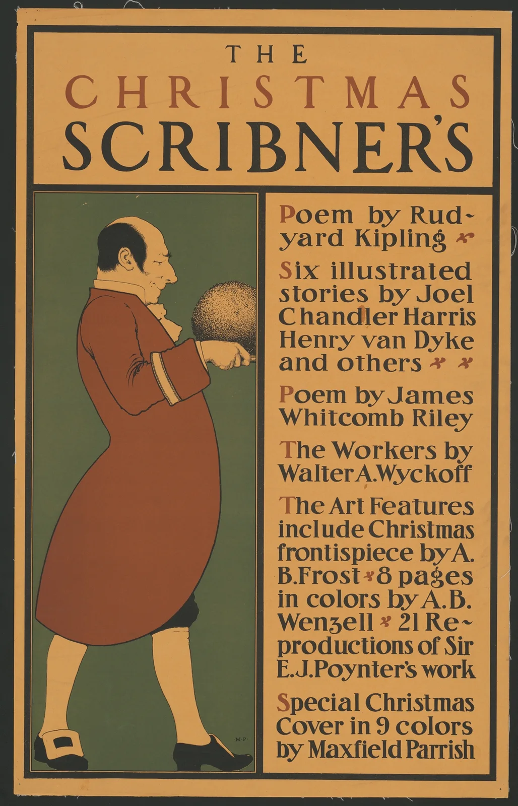 The Christmas Scribner’s av Maxfield Parrish