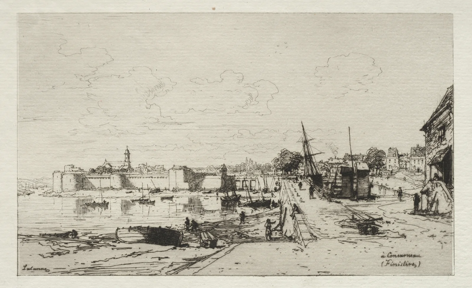 A Concarneau (Finistère) av Maxime Lalanne