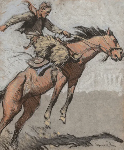 Bronco Buster av Maynard Dixon