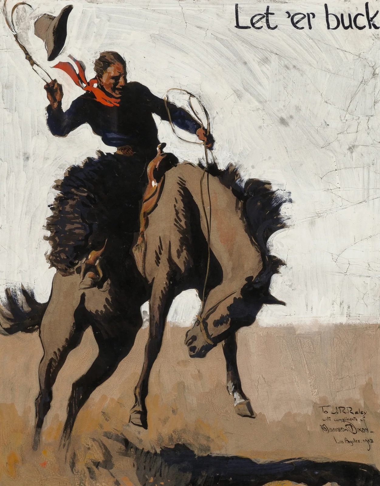 Let ‘er Buck! Pendleton Round Up av Maynard Dixon