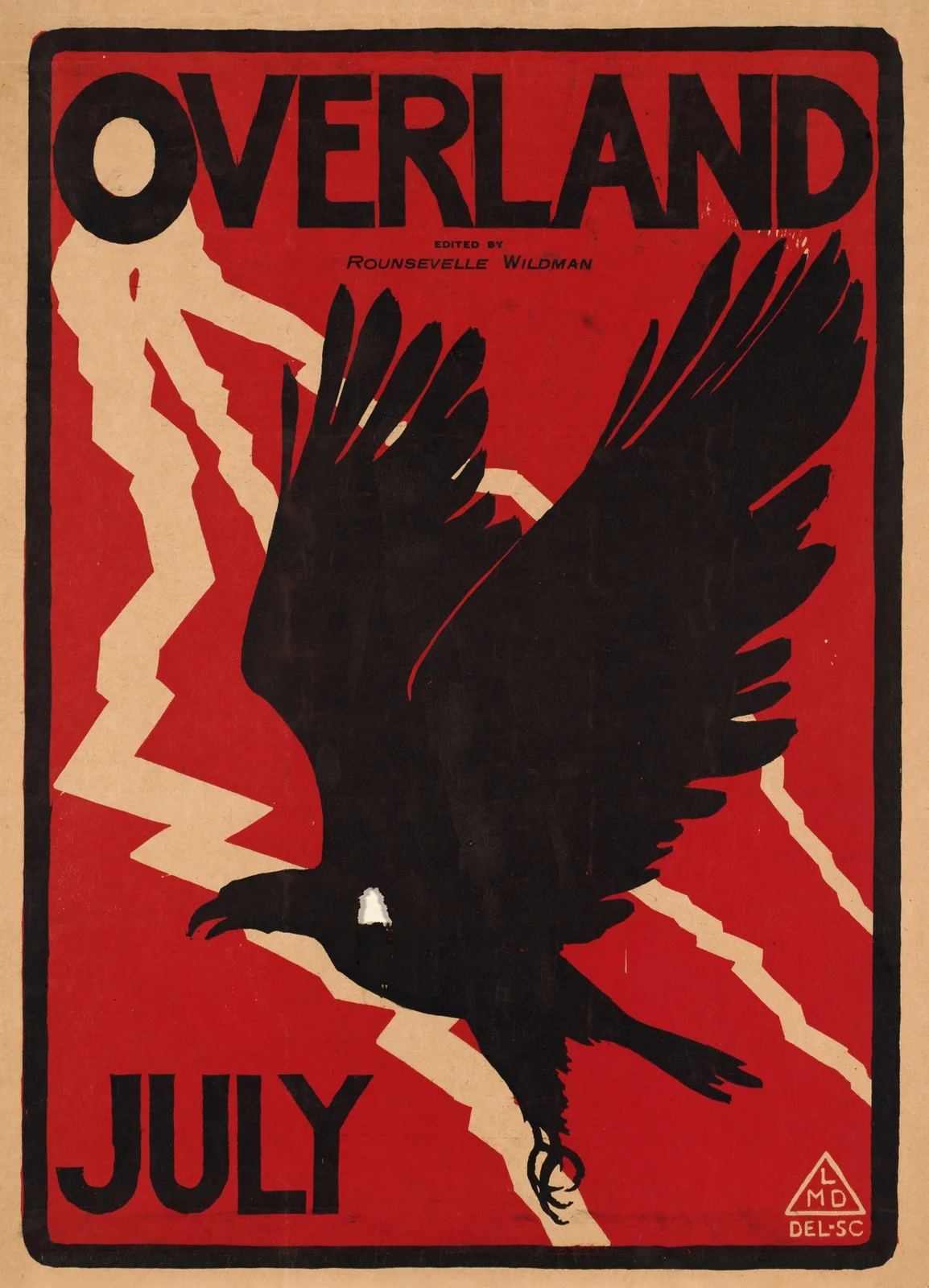 Overland, July av Maynard Dixon