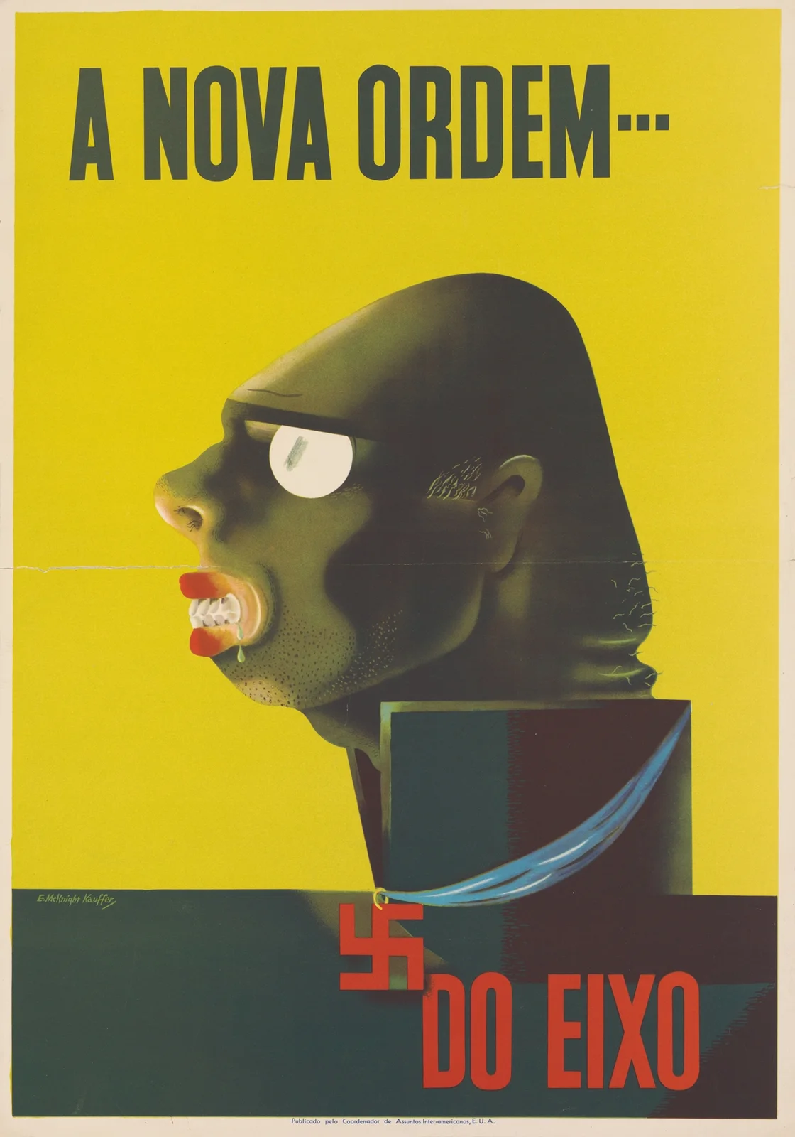 A nova ordem – do eixo. av Edward McKnight Kauffer