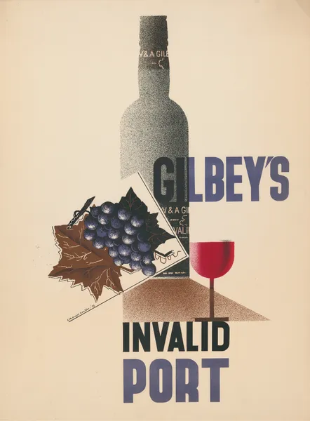Gilbey’s invalid port. D 174 av Edward McKnight Kauffer