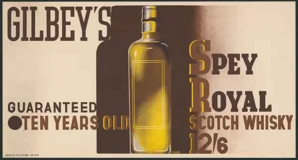 Gilbey’s Spey Royal Scotch Whiskey av Edward McKnight Kauffer
