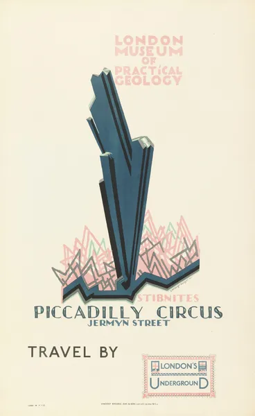 Museum of Practical Geology, for London Underground av Edward McKnight Kauffer