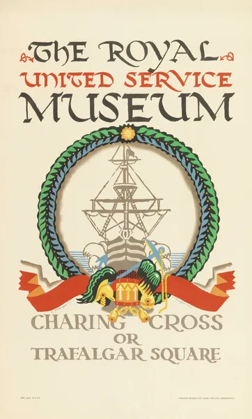 The Royal United Service Museum, for London Underground av Edward McKnight Kauffer