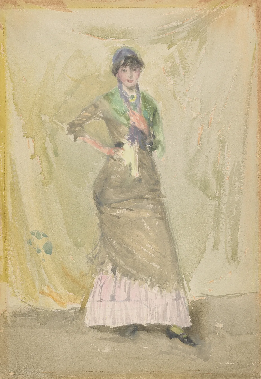 A Note in Green av James Abbott McNeill Whistler