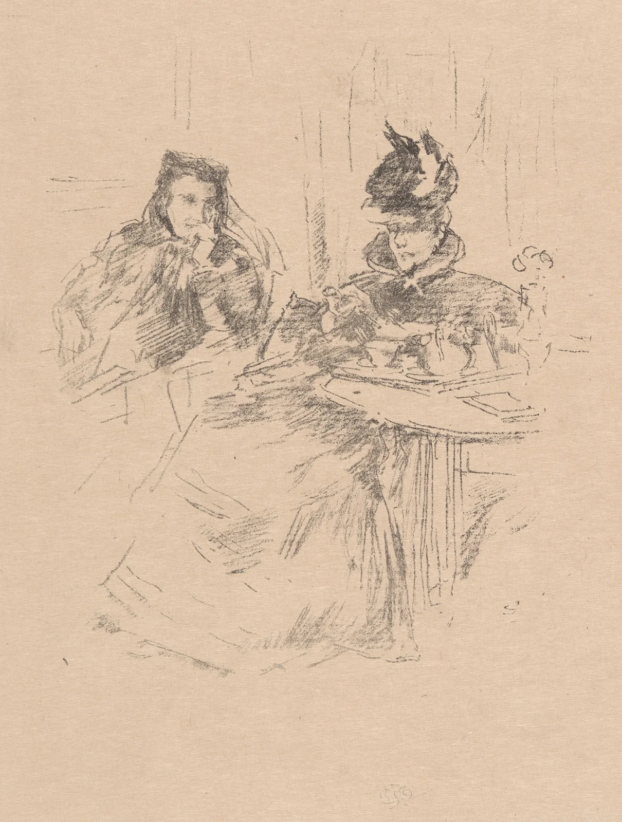 Afternoon Tea av James Abbott McNeill Whistler