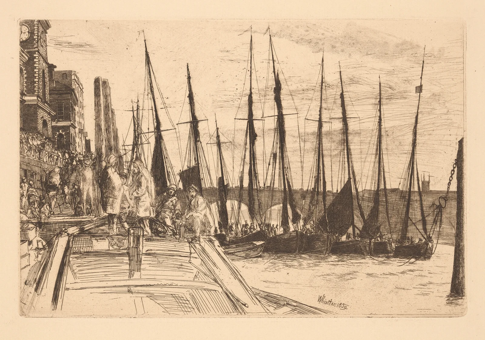 Billingsgate av James Abbott McNeill Whistler