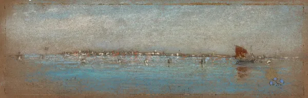 Blue and Silver—The Islands, Venice av James Abbott McNeill Whistler