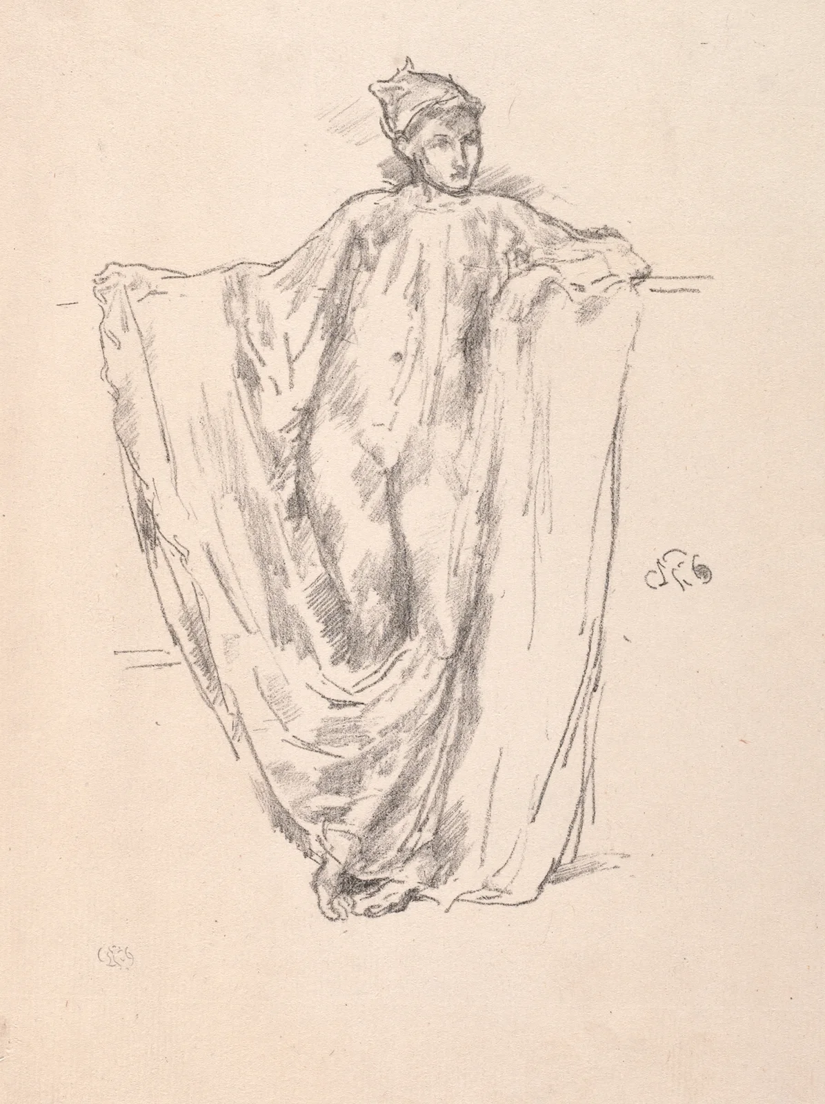 Figure Study av James Abbott McNeill Whistler