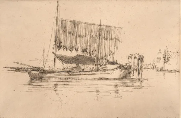 Fishing-boat av James Abbott McNeill Whistler