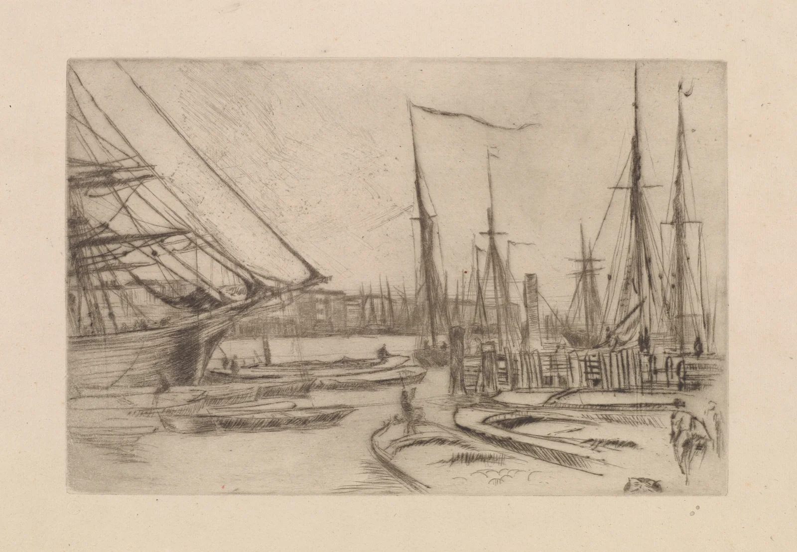 From Billingsgate av James Abbott McNeill Whistler
