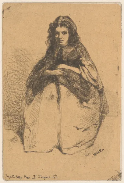 Fumette, 1857 av James Abbott McNeill Whistler