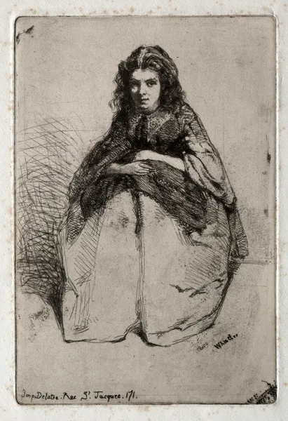 Fumette, 1858 av James Abbott McNeill Whistler