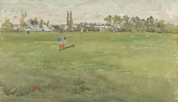 Green and Silver- Beaulieu, Touraine av James Abbott McNeill Whistler