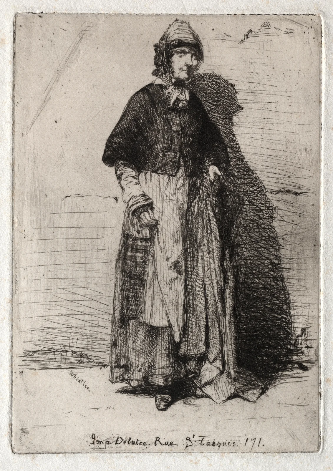 La Mère Gérard av James Abbott McNeill Whistler