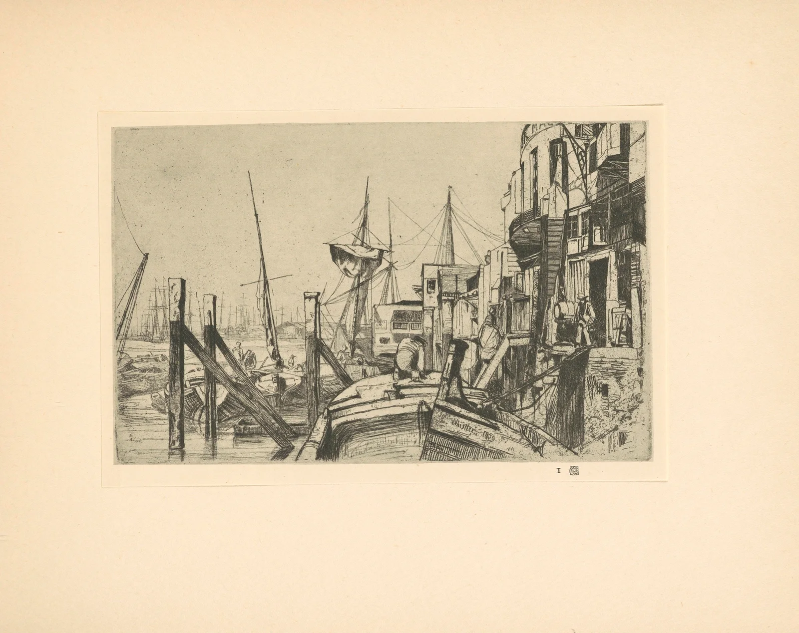 Limehouse – nr 1 av James Abbott McNeill Whistler