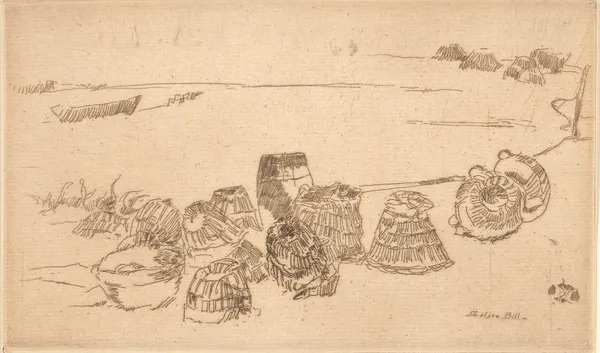 Lobster pots av James Abbott McNeill Whistler