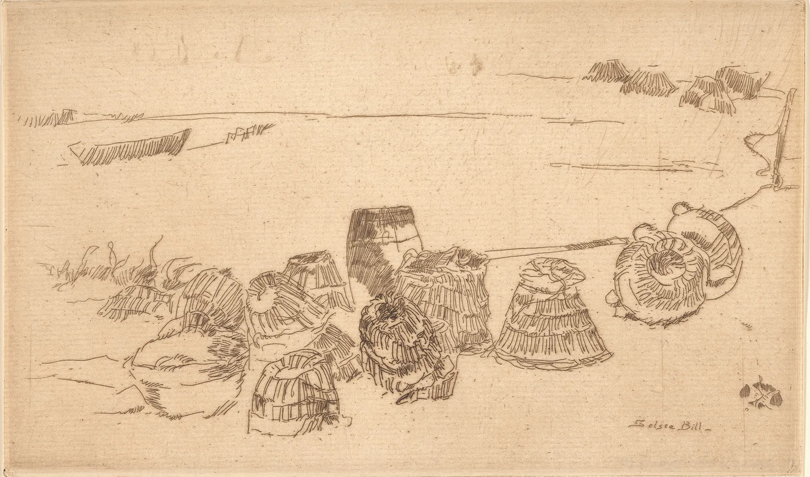 Lobster pots av James Abbott McNeill Whistler