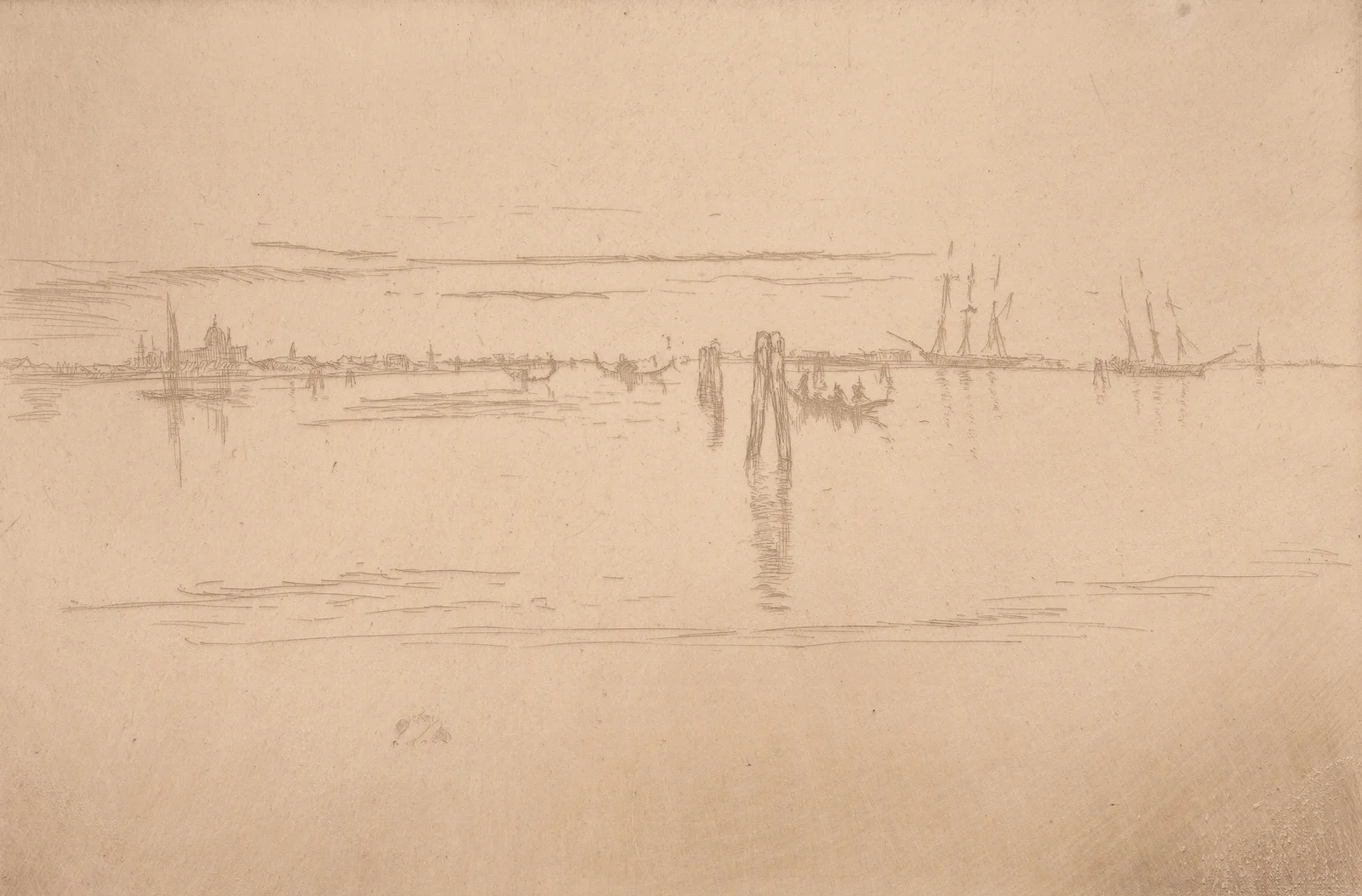 Long lagoon av James Abbott McNeill Whistler