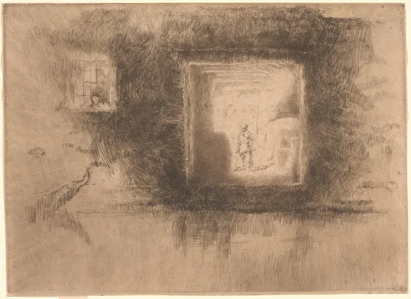 Nocturne; Furnace, 1879 av James Abbott McNeill Whistler