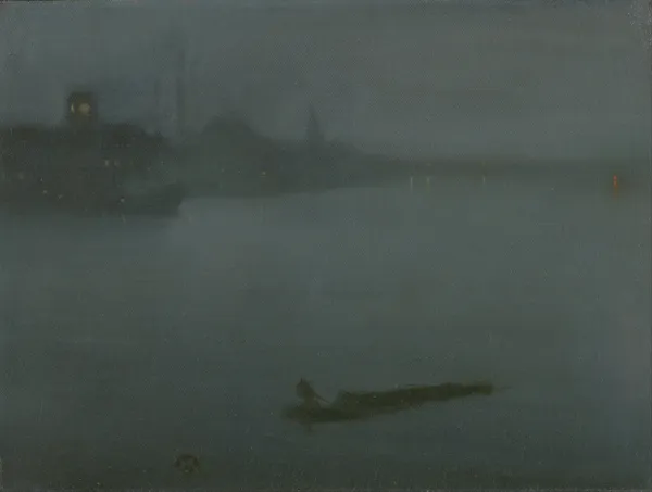 Nocturne in Blue and Silver av James Abbott McNeill Whistler