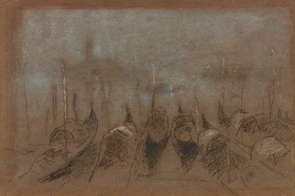 Nocturne; San Giorgio av James Abbott McNeill Whistler